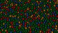 Top View Green Blue Gold Red Colorful Metal Ball Pit Balls Background 3D Royalty Free Stock Photo