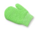 Exfoliating body scrub mitt