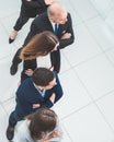 Group of confident business people standing in a row Royalty Free Stock Photo