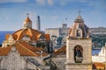 Top view havana cathedral