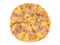 Top view Hawaiian Pizza