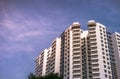 Top view of HDB apartment in Bukit Panjang. Royalty Free Stock Photo