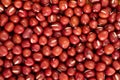 Top view of a heap of adzuki beans