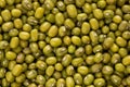 Top view of a heap of mung beans