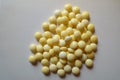 Top view of heap of xylitol mints