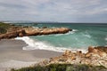 Top view of Hermanus coastal town, South Africa