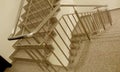 Emergency exit fire staircase high rise building staircase with tred and risers