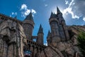 Top view of Hogwarts Castle at Universals Islands of Adventure 1.