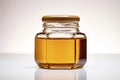 Top View Honey Jar Isolated