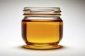 Top View Honey Jar Isolated