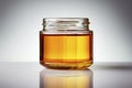 Top View Honey Jar Isolated