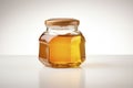 Top View Honey Jar Isolated