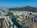 Top view of Hong Kong residential Royalty Free Stock Photo