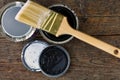 Old Paint Can Lids Royalty Free Stock Photo