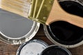 Old Paint Can Lids Royalty Free Stock Photo