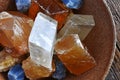 Calcite Healing Crystals Close Up Royalty Free Stock Photo