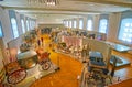 The top view of Imperial Carriage museum, Schonbrunn, Vienna, Austria