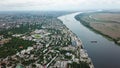 Wonderful Kherson - city on the south of Ukraine. Top view