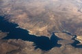 Top view of Kizilirmak river in Turkey