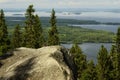 Top view, Koli National Park, Finland Royalty Free Stock Photo