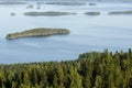 Top view, Koli National Park, Finland Royalty Free Stock Photo