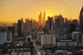 Top view of Kuala Lumper skyline