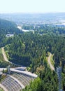 Top view of Lahti. Finland Royalty Free Stock Photo