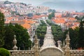 Top view of Lamego city, northern Portugal. Travel. Royalty Free Stock Photo