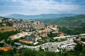 Top view of Lamego city, northern Portugal. Travel. Royalty Free Stock Photo