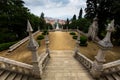 Top view of Lamego city, northern Portugal. Travel. Royalty Free Stock Photo