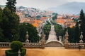 Top view of Lamego city, northern Portugal. Travel. Royalty Free Stock Photo