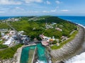 Top view Liuqiu Island in Taiwan