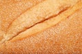 Top view loaf of bread background