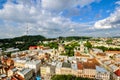 Top view of the Lviv, Ukraine Royalty Free Stock Photo