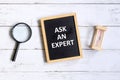 Ask an expert Royalty Free Stock Photo