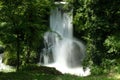 Top view of Marmore waterfall