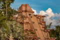 Top view of Mayan Pyramid in Mexico Pavillion at Epcot 70