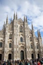 top view from Milan Duomo