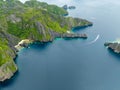 Beach in Miniloc Island, El Nido, Philippines. Royalty Free Stock Photo