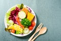 Mixed vegetables salad for eating, healthy food Royalty Free Stock Photo