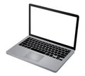 Top view of modern laptop Royalty Free Stock Photo