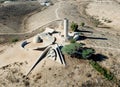 Top view of Monument to the Negev Brigade