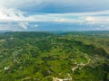 Osmena Peak in Cebu, Philippines. Royalty Free Stock Photo