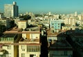 Top view of the neighborhood of Vedado of Havana Cuba