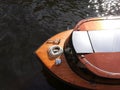 View from the top of the nose of the boat