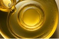 a top view of oil dropping down 3d illustration Royalty Free Stock Photo