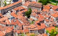 Top view of the old town in Kotor. Montenegro