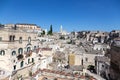 Top view of the old town of Matera, Basilicata, Italy Royalty Free Stock Photo