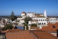 Top view on one of the streets of Sintra, Portugal. Royalty Free Stock Photo