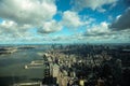 Top view from  One World Trade Center Observatory Royalty Free Stock Photo